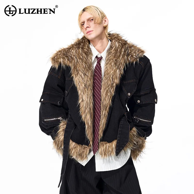 Winter Clothing Clearance - LUZHEN модная персонализированная утепленная зимняя парка