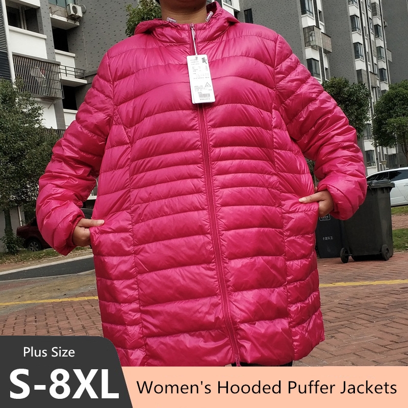 Winter Clothing Stores - Женские куртки-пуховики с капюшоном размера плюс