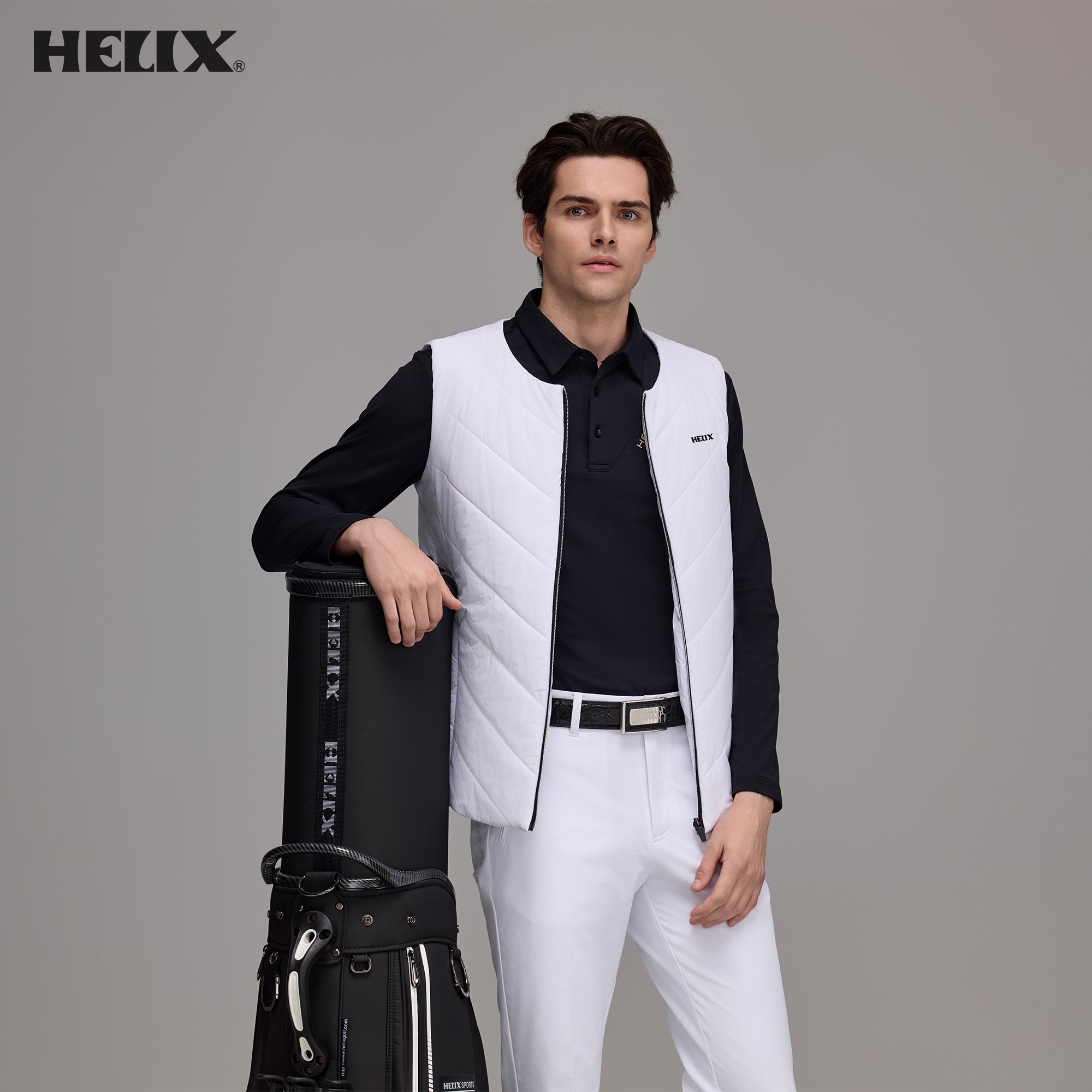 Winter Sun Clothing - HELIX Одежда для гольфа, мужская рубашка-поло