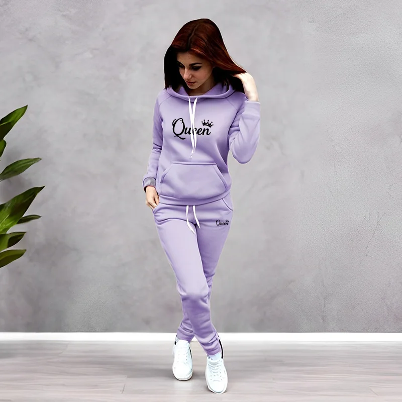 Winter Clothing Usa - Женский спортивный костюм с принтом 