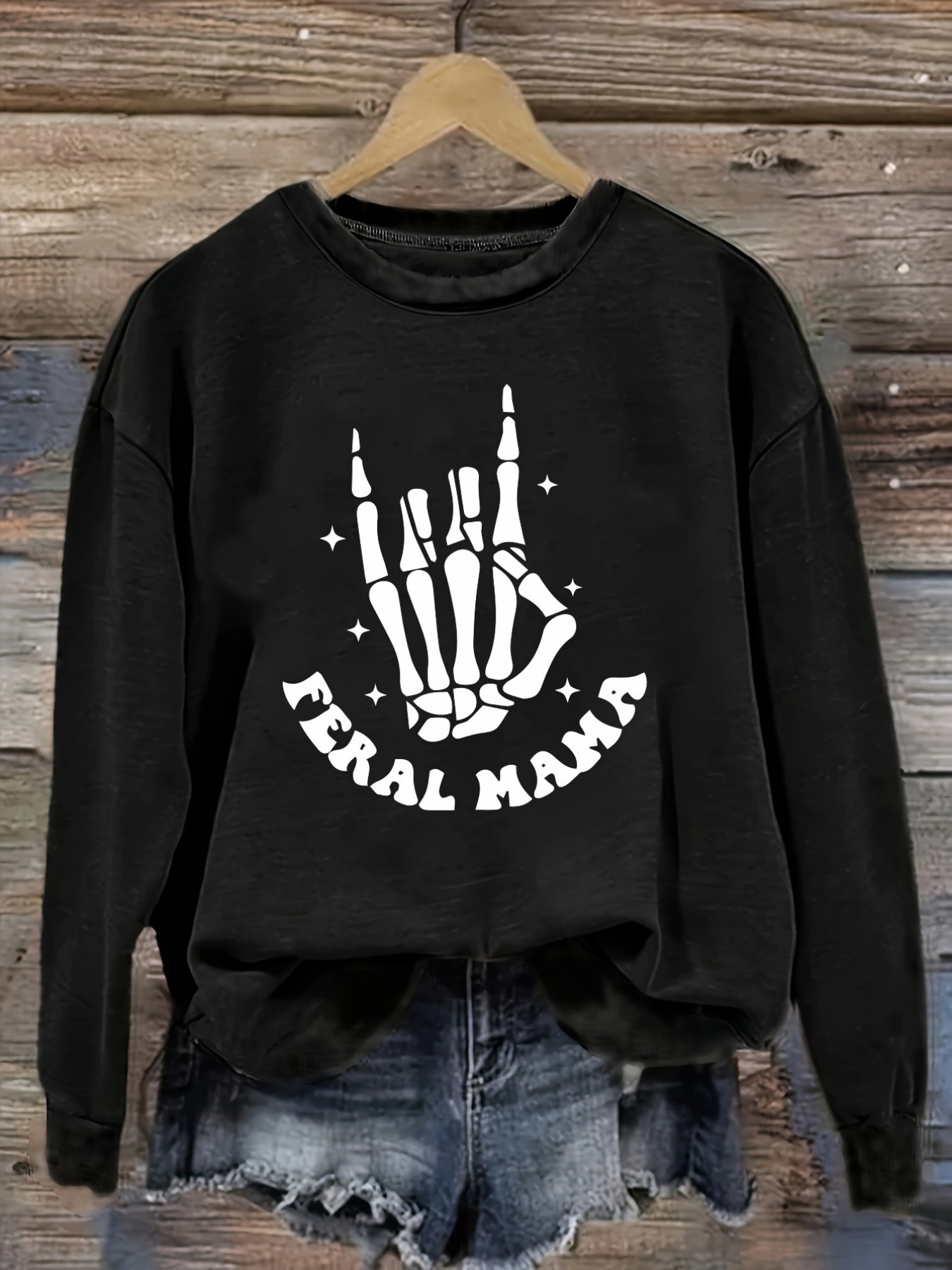 Winter Clothing Usa - Женская повседневная футболка с длинным рукавом