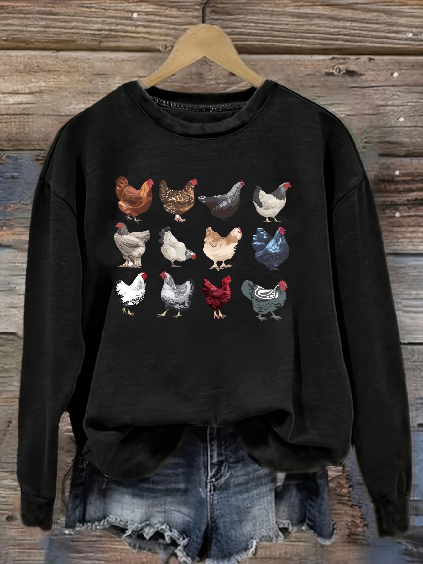 Winter Clothing Usa - Женская повседневная футболка с длинным рукавом