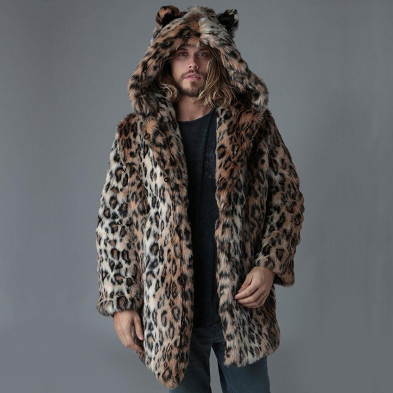 Winter Clothing Clearance - Мужская куртка из искусственного меха, зимнее