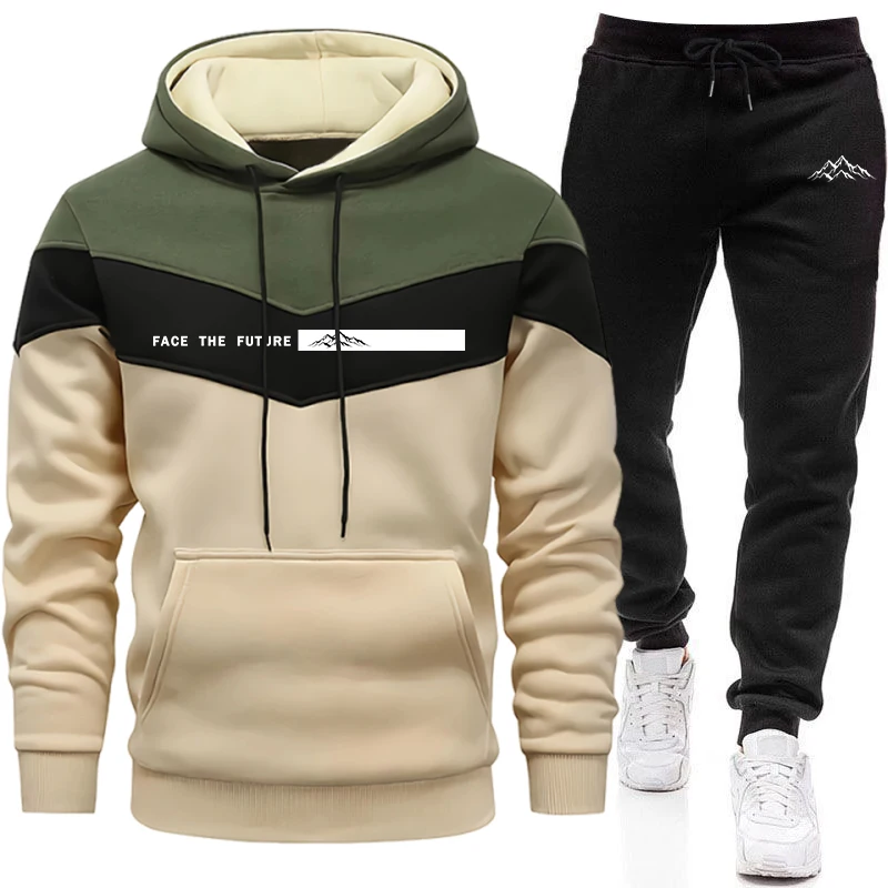 Winter Clothing Usa - Мужской спортивный костюм: модная повседневная толстовка