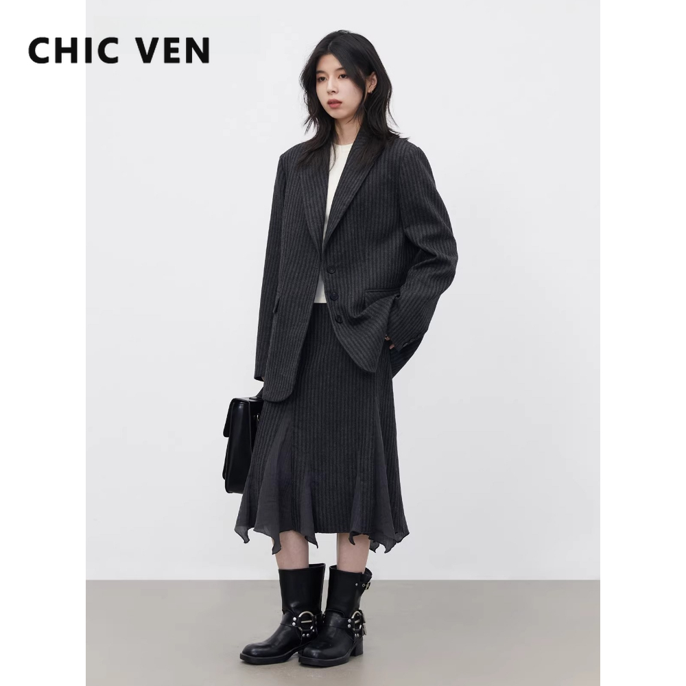 Модный женский шерстяной блейз – обзор и цена Wool Blend Coat