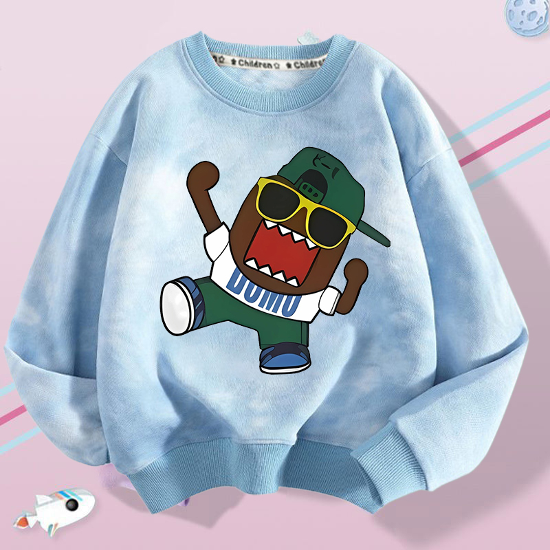 Детский свитшот Domo Kun с кру – обзор и цена Winter Clothing For Boys