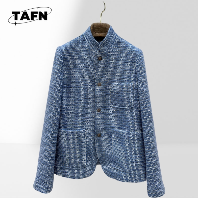 Роскошный твидовый жакет из см – обзор и цена Wool Blend Coat